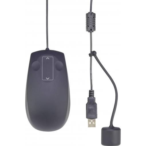 Renkforce IP68 Industrial myš USB laserová černá 3 tlačítko 1000 dpi
