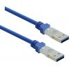 Renkforce USB kabel USB 3.2 Gen1 USB-A zástrčka, USB-A zástrčka 1.00 m modrá pozlacené kontakty RF-4369446