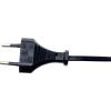 Manhattan napájecí kabel [1x Euro zástrčka - 1x IEC C8 zástrčka] 1.80 m černá