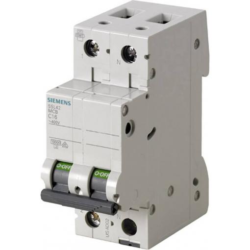 Siemens 5SL45106 5SL4510-6 elektrický jistič B/10 kA 2pólový 10 A 230 V