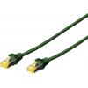 Digitus DK-1644-A-030 RJ45 síťové kabely, propojovací kabely CAT 6A S/FTP 3.00 m šedá bez halogenů, kroucené páry , s ochranou, samozhášecí 1 ks