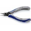 Knipex 34 52 130 pro elektroniku a jemnou mechaniku ploché jehlové kleště chrom-vanadová ocel na kuličková ložiska 130 mm