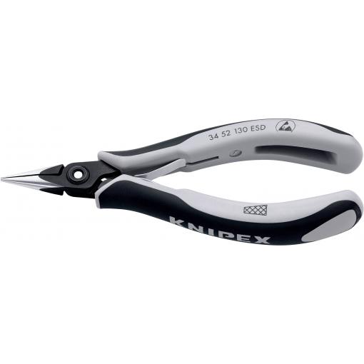 Knipex 34 52 130 ESD ESD ploché jehlové kleště chrom-vanadová ocel na kuličková ložiska 130 mm