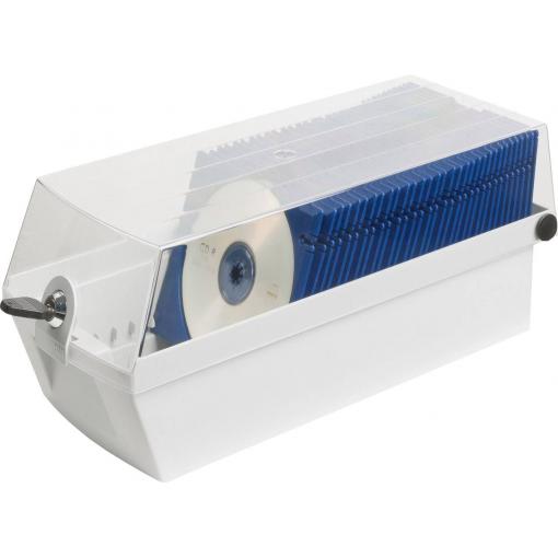 HAN box na CD 60 CD/DVD/Blu-ray plast, polystyren světle šedá 1 ks (š x v x h) 16.8 x 15 x 36.5 cm 9260-11