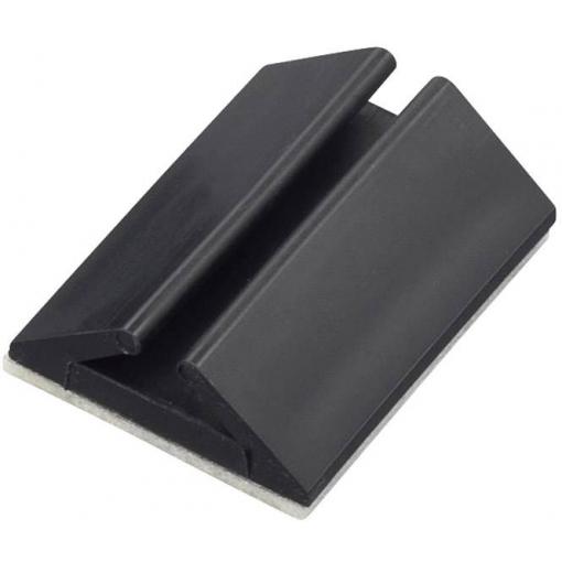 TRU COMPONENTS držák kabelu 93013c919c Průměr kabelového svazku (rozsah) 2.50 do 3.50 mm černá 1 ks