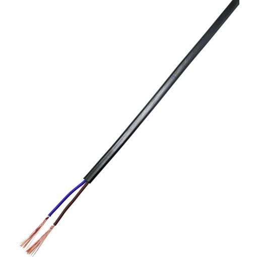 TRU COMPONENTS 93030c520 připojovací kabel 2 x 1 mm² černá 20 m