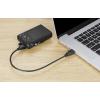 Renkforce USB kabel USB 2.0 USB-A zástrčka, USB Mini-B zástrčka 0.30 m černá pozlacené kontakty RF-4455807