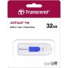 Transcend JetFlash® 790 USB flash disk 32 GB bílá, modrá TS32GJF790W USB-C™ (USB 3.1 Gen 1)