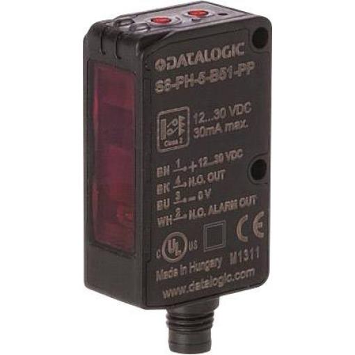 Datalogic S8-PH-5-M01-PP reflexní světelný snímač, 950801020, spínání za světla, spínání za tmy, zaclonění pozadí, 10 - 30 V/DC, 1 ks