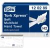 TORK 120289 Xpress Multifold Advanced papírové utěrky, skládané (d x š) 25.5 cm x 21.2 cm bílá 3780 ks