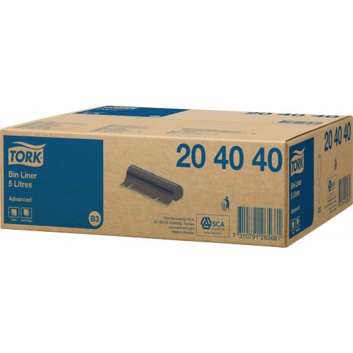 TORK Advanced 204040 pytle na odpadky 5 l plast černá 1000 ks