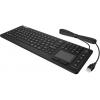 Keysonic KSK-6231 INEL (DE) USB klávesnice německá, QWERTZ černá silikonová membrána, vodotěsné (IPX7), s podsvícením, integrovaný touchpad, tlačítka myši