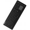 Keysonic KSK-6231 INEL (DE) USB klávesnice německá, QWERTZ černá silikonová membrána, vodotěsné (IPX7), s podsvícením, integrovaný touchpad, tlačítka myši
