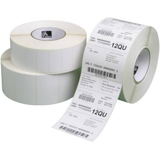 Zebra etikety v roli Ø 127 mm papír thermodirekt bílá 39780 ks trvalé 800262-075 univerzální etikety