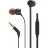 JBL T110 mobil špuntová sluchátka (In Ear) kabelová stereo černá headset