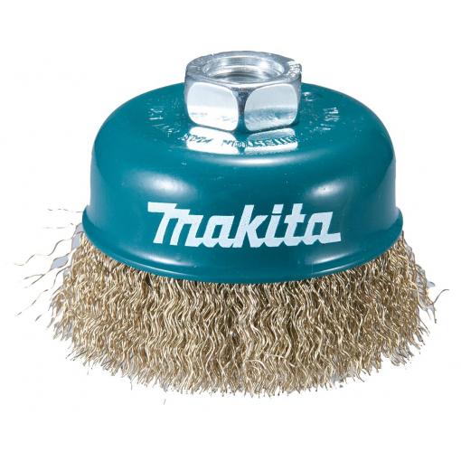 Makita Ocelový drátěný kartáč MS 60 mm Makita - Drahttopfbürste - für Stahl, Hartholz, Farbe, Rost, Schweißkanten NEW-43684 1 ks