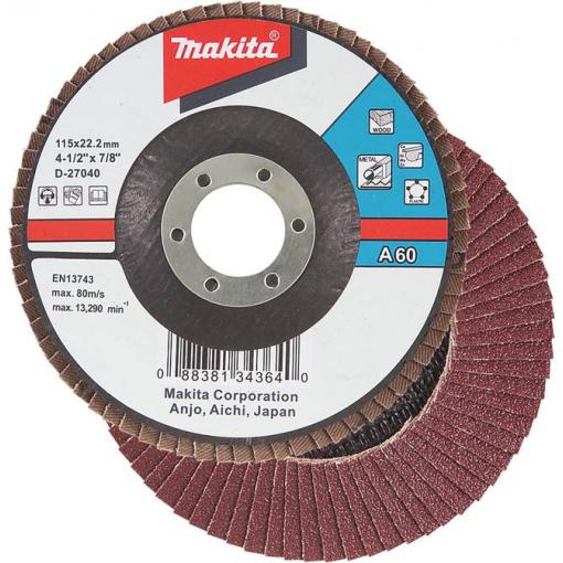 Makita D-27109 vějířovitý brusný kotouč Průměr 125 mm 1 ks