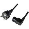 LogiLink IEC kabel [1x zástrčka s ochranným kontaktem - 1x IEC C13 zásuvka 10 A] 2.00 m černá