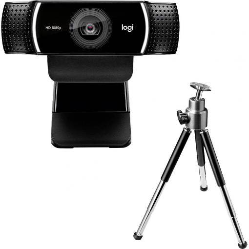 Logitech C922 Pro Stream Full HD webkamera, 1920 x 1080 Pixel, stojánek, upínací uchycení