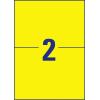 Avery-Zweckform L6130-20 210 x 148 mm poylesterová fólie žlutá 40 ks trvalé Fóliové etikety