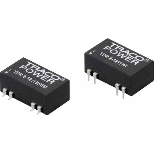 TracoPower TDR 2-1212WISM DC/DC měnič napětí, SMD 12 V/DC 12 V/DC 167 mA 2 W Počet výstupů: 1 x Obsah 1 ks
