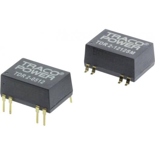 TracoPower TDR 2-2413SM DC/DC měnič napětí, SMD 24 V/DC 15 V/DC 134 mA 2 W Počet výstupů: 1 x Obsah 1 ks