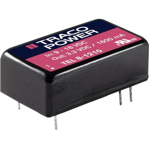 TracoPower TEL 8-1215 DC/DC měnič napětí do DPS 12 V/DC 24 V/DC 335 mA 8 W Počet výstupů: 1 x Obsah 1 ks