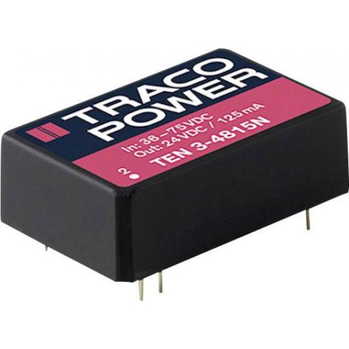 TracoPower TEN 3-2411N DC/DC měnič napětí do DPS 24 V/DC 5 V/DC 600 mA 3 W Počet výstupů: 1 x Obsah 1 ks