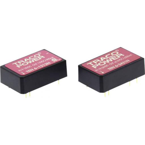 TracoPower TEN 6-2412N DC/DC měnič napětí do DPS 24 V/DC 12 V/DC 500 mA 6 W Počet výstupů: 1 x Obsah 1 ks