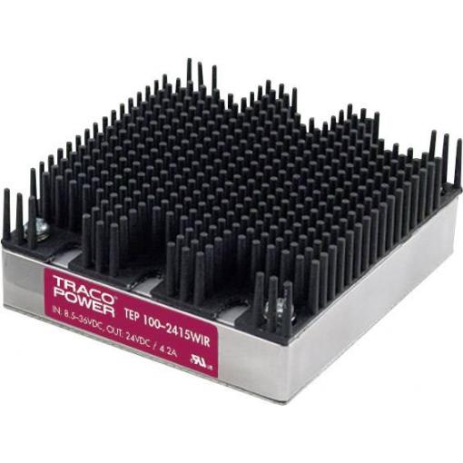 TracoPower TEP 100-2415WIR DC/DC měnič napětí do DPS 24 V/DC 24 V/DC 4.2 A 100 W Počet výstupů: 1 x Obsah 1 ks