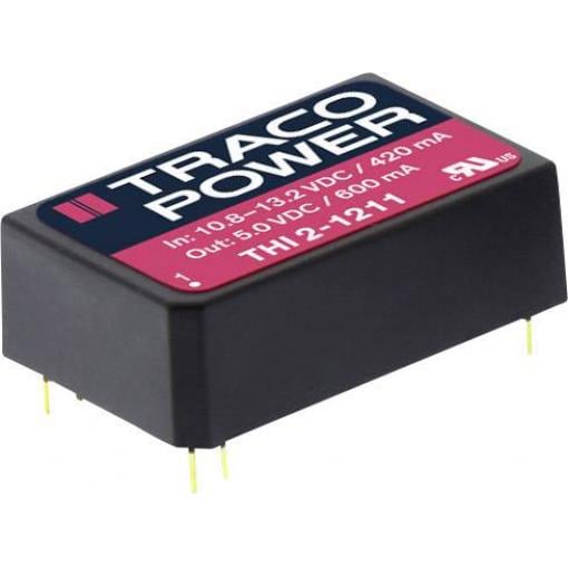 TracoPower THI 0511 DC/DC měnič napětí do DPS 5 V/DC 5 V/DC 400 mA 2 W Počet výstupů: 1 x Obsah 1 ks