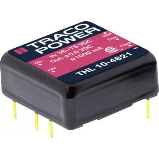 TracoPower THL 10-1221 DC/DC měnič napětí do DPS 12 V/DC 5 V/DC, -5 V/DC 1 A 10 W Počet výstupů: 2 x Obsah 1 ks
