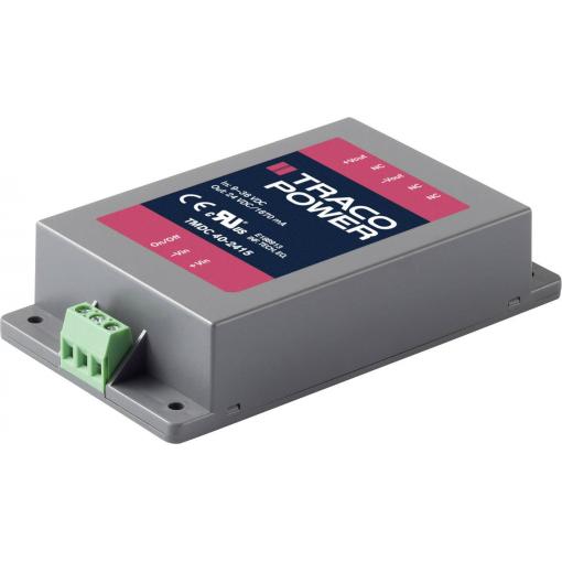 TracoPower TMDC 40-2412 DC/DC měnič napětí, modul 24 V/DC 12 V/DC 3.33 A 40 W Počet výstupů: 1 x Obsah 1 ks