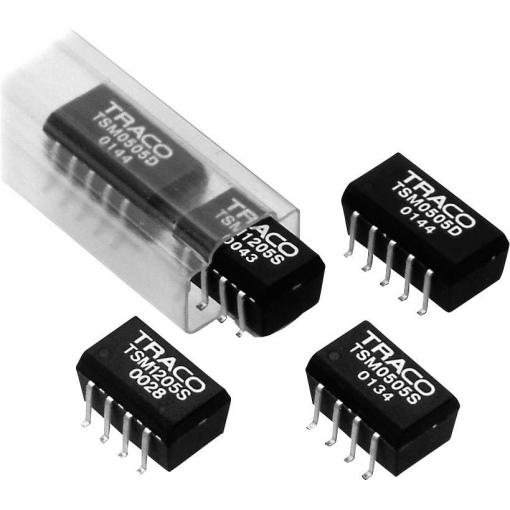 TracoPower TSM 2415D DC/DC měnič napětí, SMD 24 V/DC +12 V/DC, -12 V/DC 30 mA 1 W Počet výstupů: 2 x Obsah 1 ks