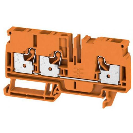 Weidmüller 1991840000 průchodková svorka 8.1 mm pružinová svorka oranžová 50 ks
