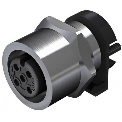 Weidmüller SAIE-M12B-4-F5.5TL vestavný zástrčkový konektor pro senzory - aktory, 2422940000, piny: 4, 10 ks