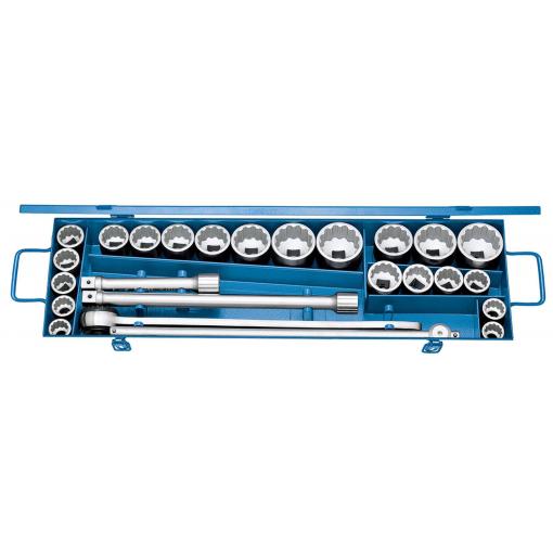 Gedore 6281310 sada nástrčných klíčů, palcový , metrický, 3/4, 25dílná, 6281310