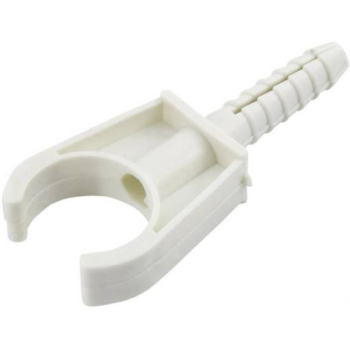 TRU COMPONENTS upevňovací příchytka zástrčný 93013c1199 Průměr kabelového svazku (rozsah) 25 mm (max) pro zástrčnou montáž do zdiva, s rozpínací hmoždinkou
