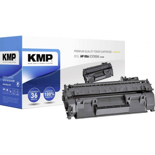 KMP Toner náhradní HP, Troy 05A, CE505A kompatibilní černá 2300 Seiten H-T235 1217,8000