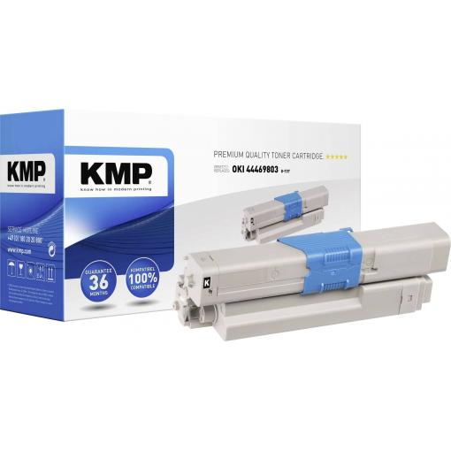 KMP Toner náhradní OKI 44469803 kompatibilní černá 3500 Seiten O-T27 1333,0000