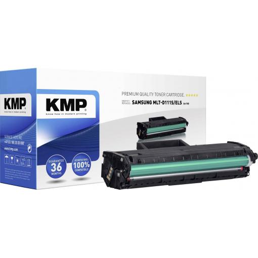 KMP náplň do tiskárny náhradní Samsung MLT-D111S kompatibilní černá 1000 Seiten SA-T85
