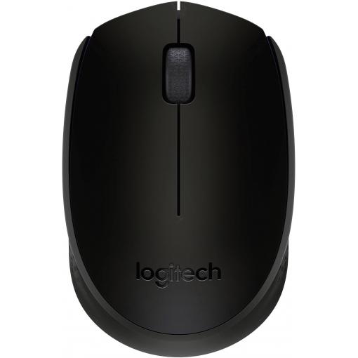 Logitech B170 OEM infračervený myš, přenos bezdrátový, 3 tlačítko, 1000 dpi, černá