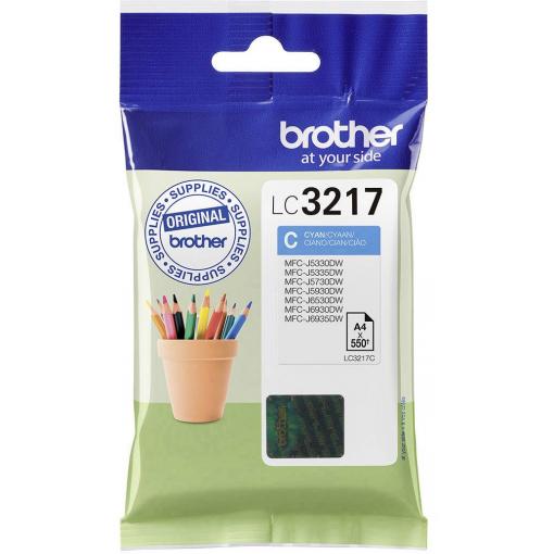 Brother Ink LC-3217C originál azurová LC-3217 C