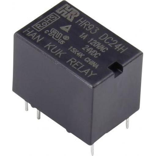 HR93-DC12H, HR93-DC12H relé do DPS, monostabilní, 1 cívka, 60 V/DC, 120 V/AC, 2 A, 1 ks