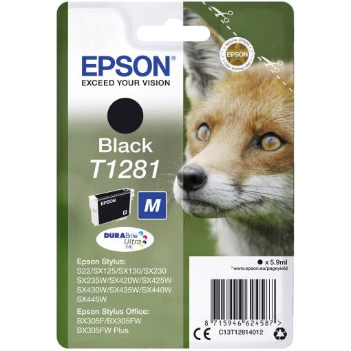Epson Ink T1281 originál černá C13T12814012