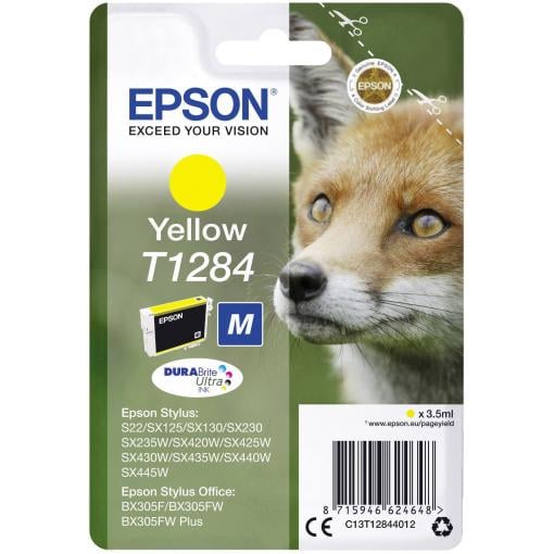 Epson Ink T1284 originál Single žlutá C13T12844012