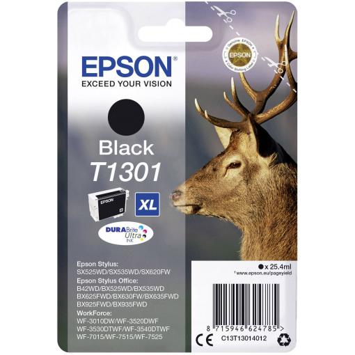 Epson Ink T1301 originál černá C13T13014012