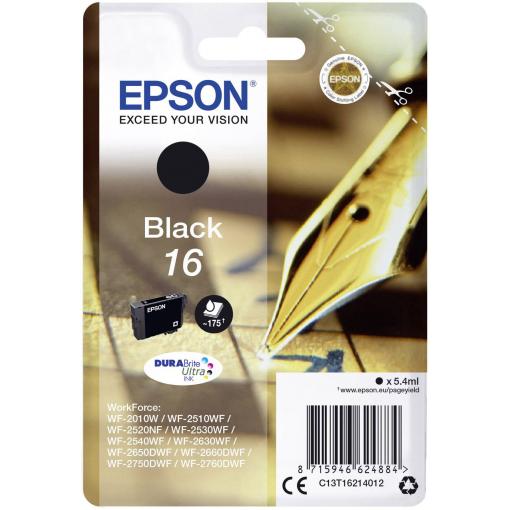 Epson Ink 16 originál černá C 13 T 16214012