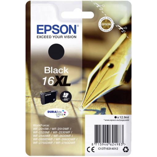 Epson Ink 16XL originál černá C13T16314012