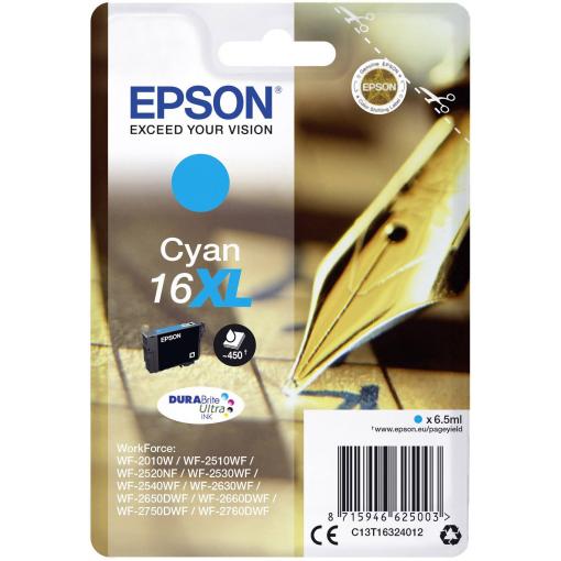 Epson Ink 16XL originál azurová C13T16324012